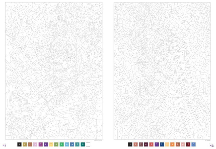 Розмальовка за номерами Coloriages myst&egrave;res - Les Grands classiques Tome 12 343 фото
