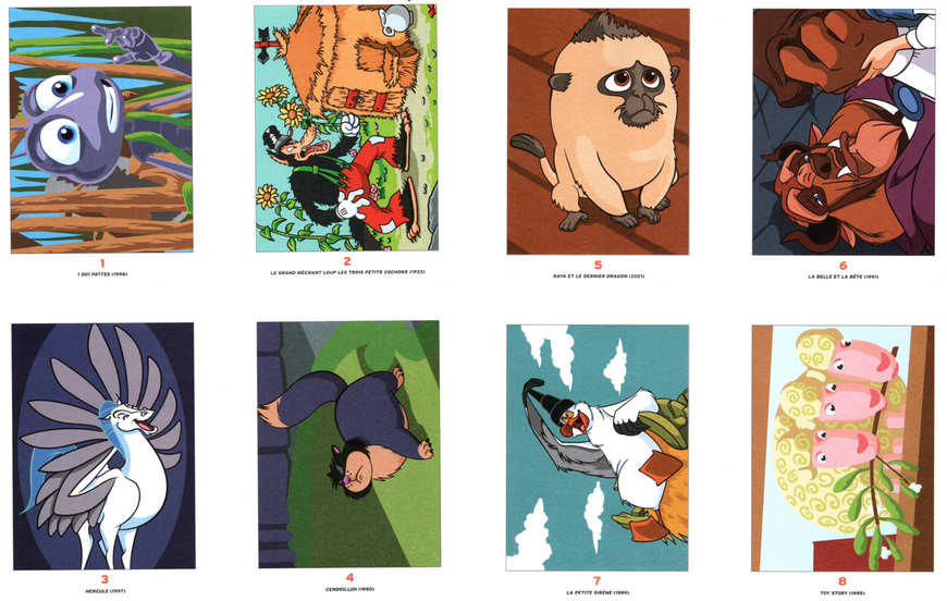 Розмальовка за номерами Coloriages mysteres Best of Bestiaire PL 41 фото
