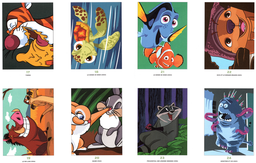 Розмальовка за номерами Coloriages mysteres Best of Bestiaire PL 41 фото