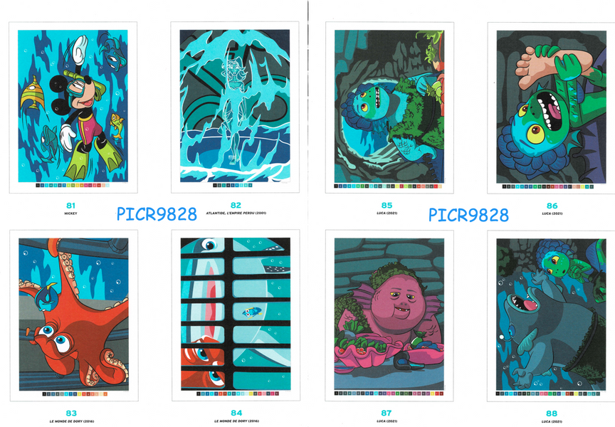 Розмальовка за номерами Coloriages mysteres Sous l'oc&eacute;an 18 фото