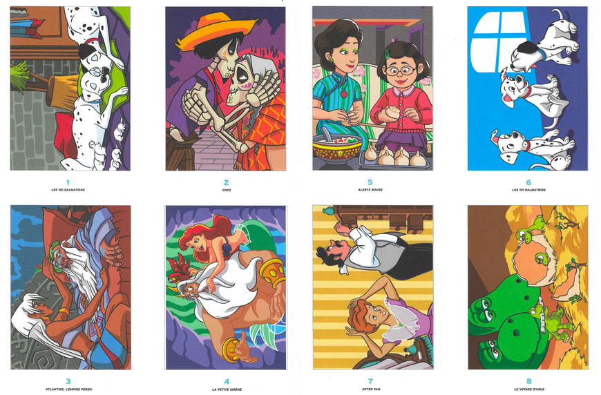 Розмальовка за номерами Coloriages mysteres Famille 19 фото