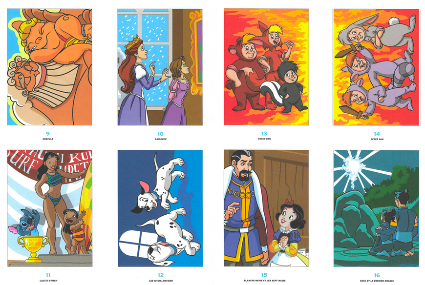 Розмальовка за номерами Coloriages mysteres Famille 19 фото