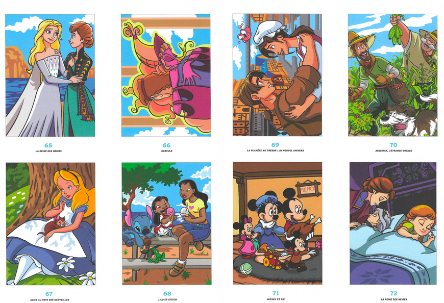 Розмальовка за номерами Coloriages mysteres Famille 19 фото