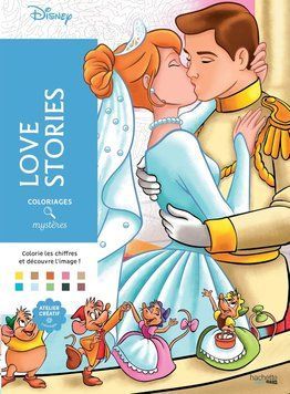 Розмальовка за номерами Coloriages myst&egrave;res Love Stories 20 фото