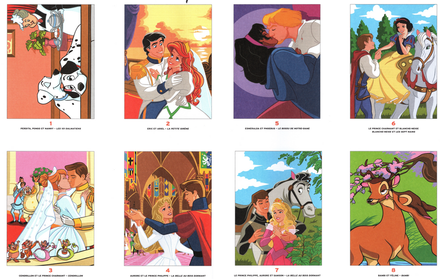 Розмальовка за номерами Coloriages myst&egrave;res Love Stories 20 фото
