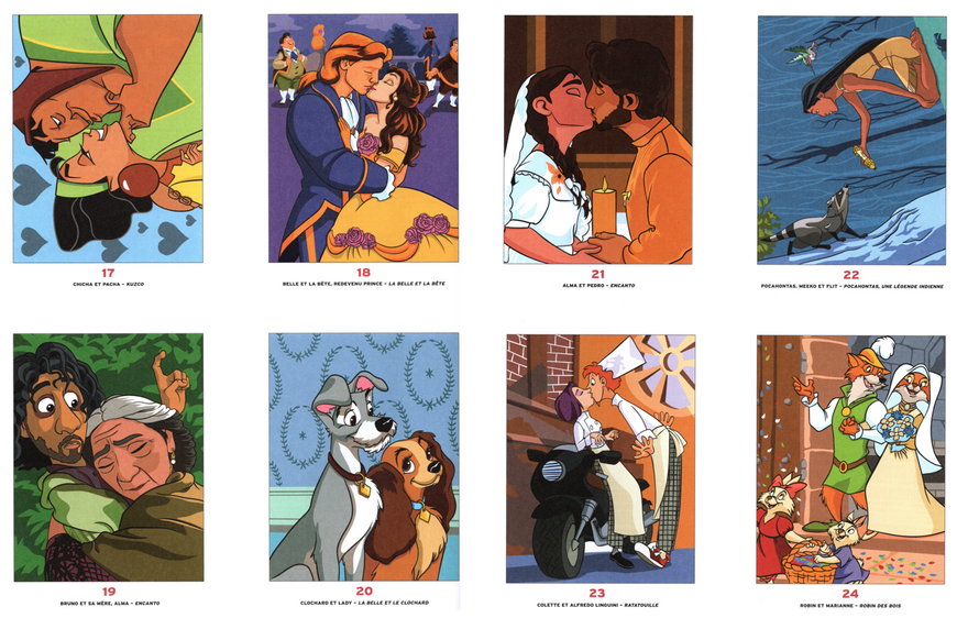 Розмальовка за номерами Coloriages myst&egrave;res Love Stories 20 фото