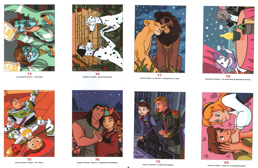 Розмальовка за номерами Coloriages myst&egrave;res Love Stories 20 фото