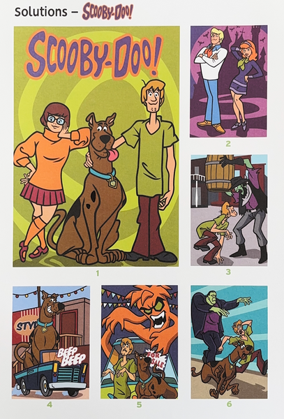 Розмальовка за номерами Coloriages mysteres Scooby-Doo 21 фото