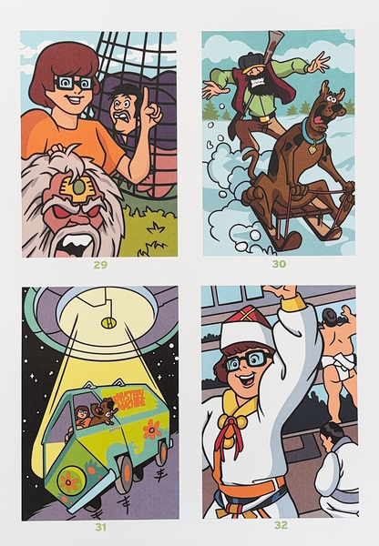Розмальовка за номерами Coloriages mysteres Scooby-Doo 21 фото