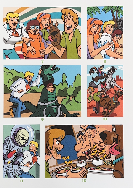 Розмальовка за номерами Coloriages mysteres Scooby-Doo 21 фото
