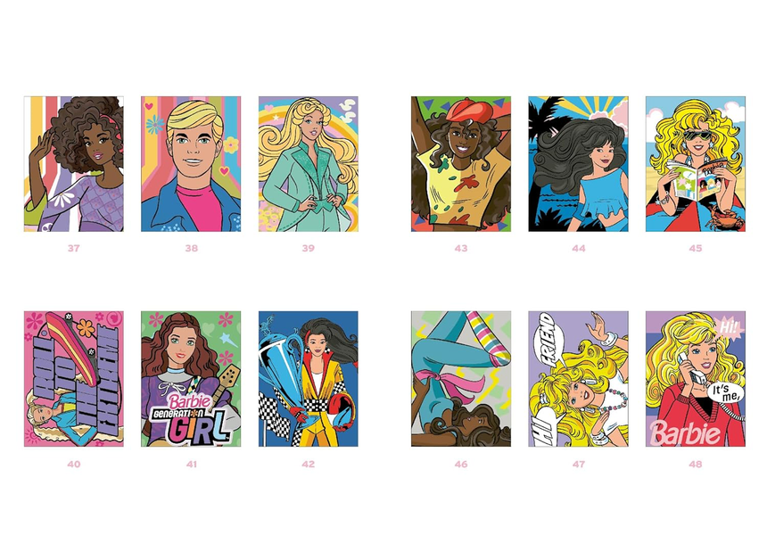 Розмальовка за номерами Coloriages myst&egrave;res Barbie 316 фото