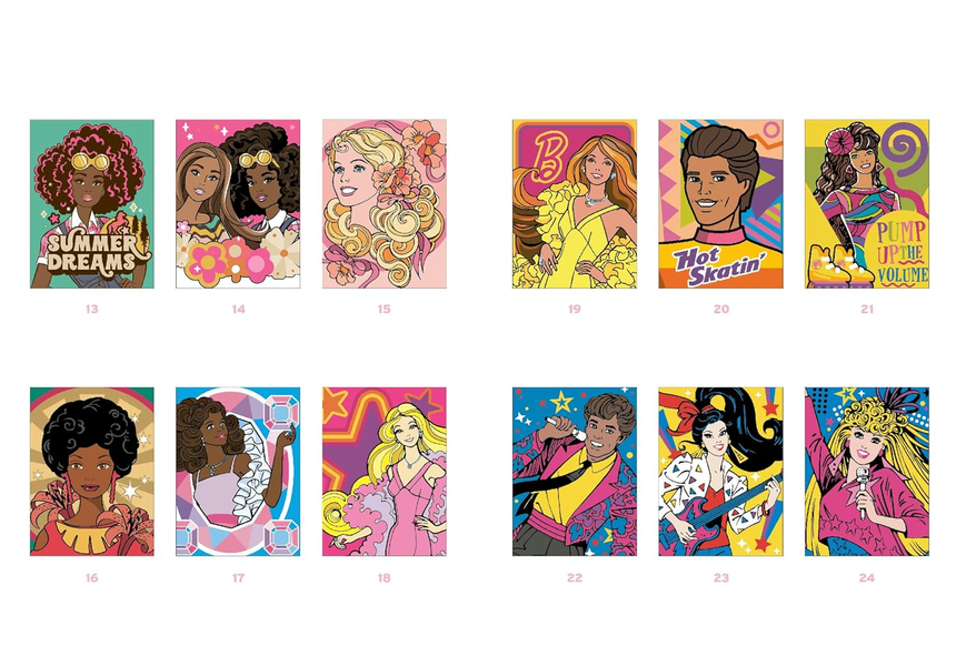 Розмальовка за номерами Coloriages myst&egrave;res Barbie 316 фото