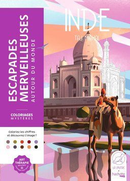 Розмальовка за номерами Escapades merveilleuses: Autour du monde 73 фото