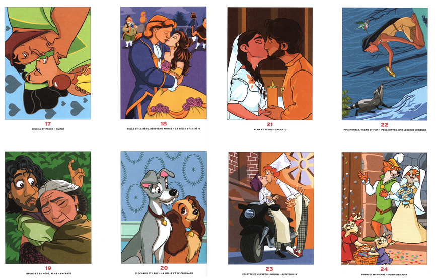Розмальовка за номерами Coloriages myst&egrave;res Love Stories PL 23 фото
