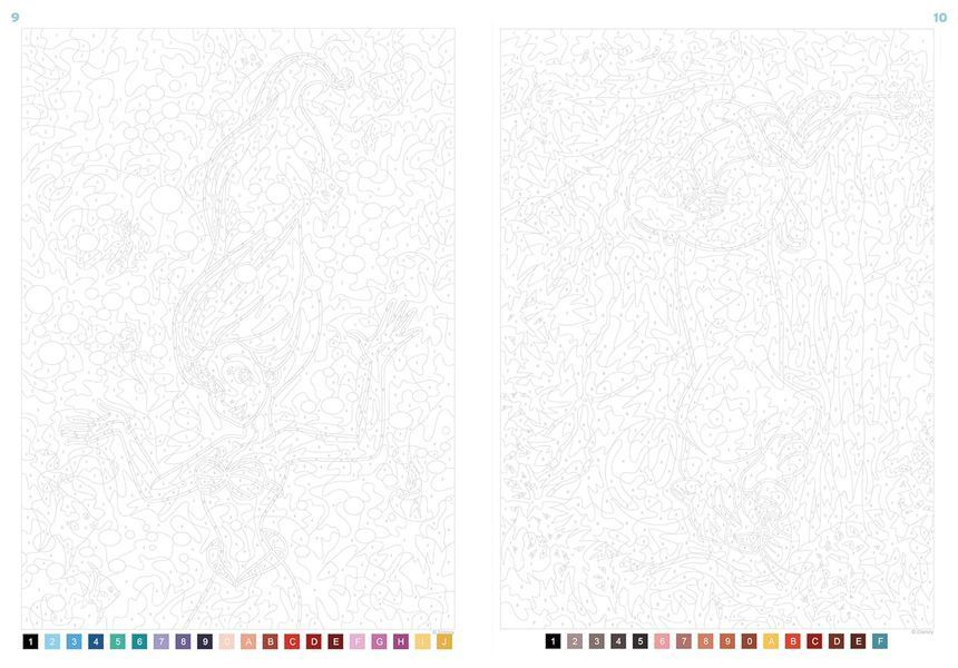 Розмальовка за номерами Coloriages mysteres Nature PL 24 фото