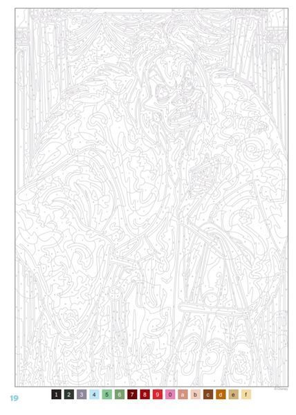 Розмальовка за номерами Coloriages mysteres M&eacute;chants 75 фото