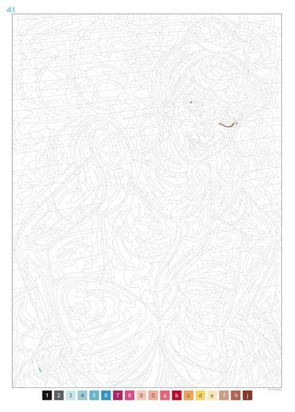 Розмальовка за номерами Coloriages mysteres Princesses PL 25 фото