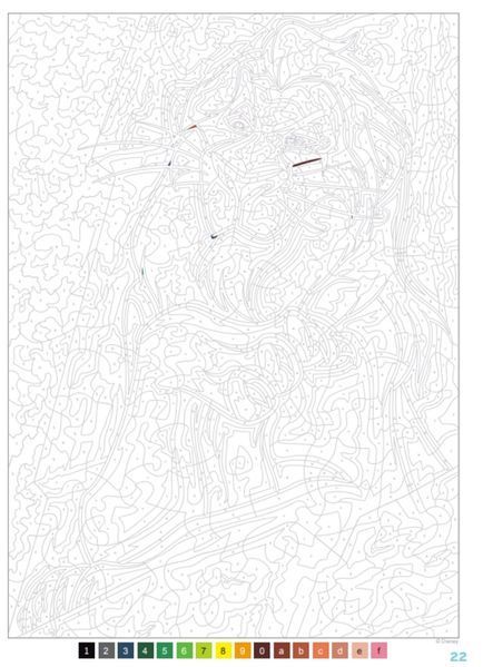 Розмальовка за номерами Coloriages mysteres M&eacute;chants 75 фото