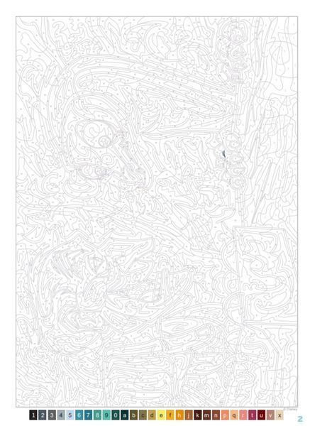 Розмальовка за номерами Coloriages mysteres M&eacute;chants 75 фото