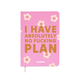 Блокнот для планування Orner &laquo;I Have Absolutely No Plan&raquo; рожевий 221 фото 1