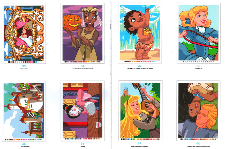 Розмальовка за номерами Coloriages mysteres Princesses PL 25 фото
