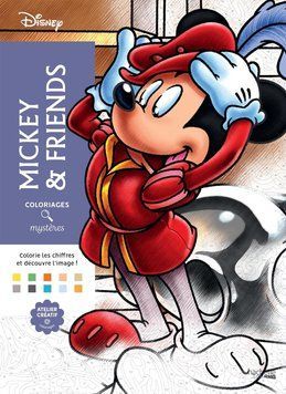Розмальовка за номерами Coloriages mysteres Mickey and Friends 76 фото