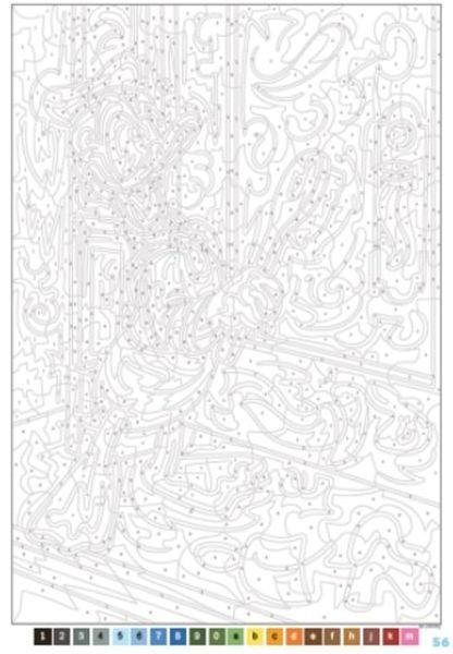 Розмальовка за номерами Coloriages mysteres Mickey and Friends 76 фото