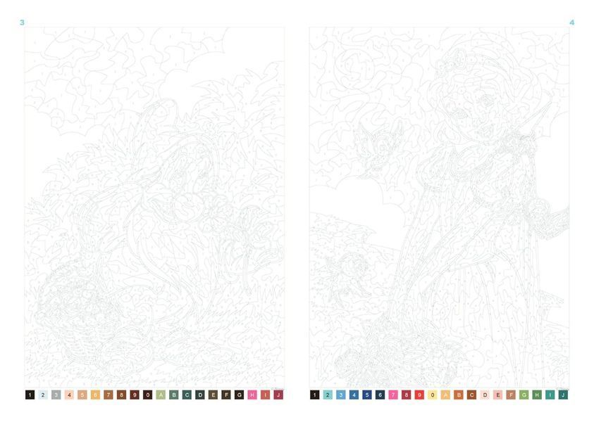 Розмальовка за номерами Coloriages mysteres Saisons PL 26 фото