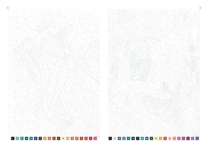 Розмальовка за номерами Coloriages mysteres Saisons PL 26 фото