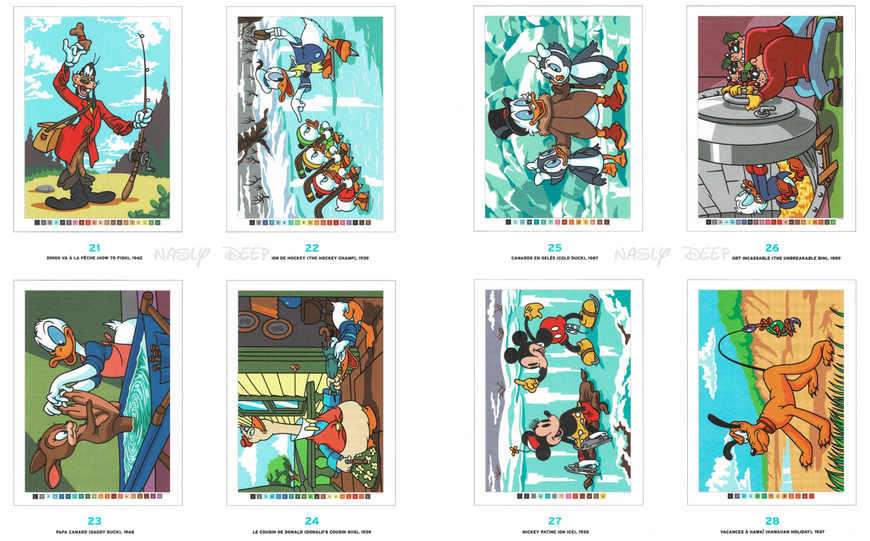 Розмальовка за номерами Coloriages mysteres Mickey and Friends 76 фото