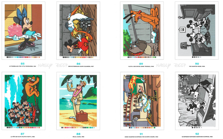 Розмальовка за номерами Coloriages mysteres Mickey and Friends 76 фото