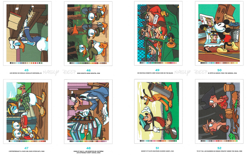 Розмальовка за номерами Coloriages mysteres Mickey and Friends 76 фото