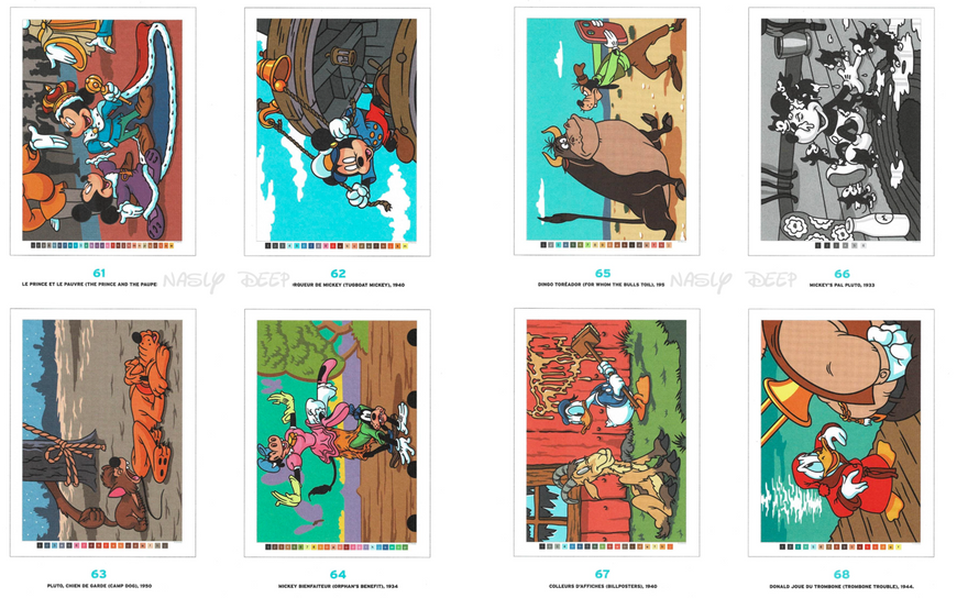 Розмальовка за номерами Coloriages mysteres Mickey and Friends 76 фото