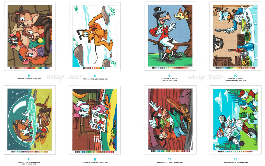 Розмальовка за номерами Coloriages mysteres Mickey and Friends 76 фото