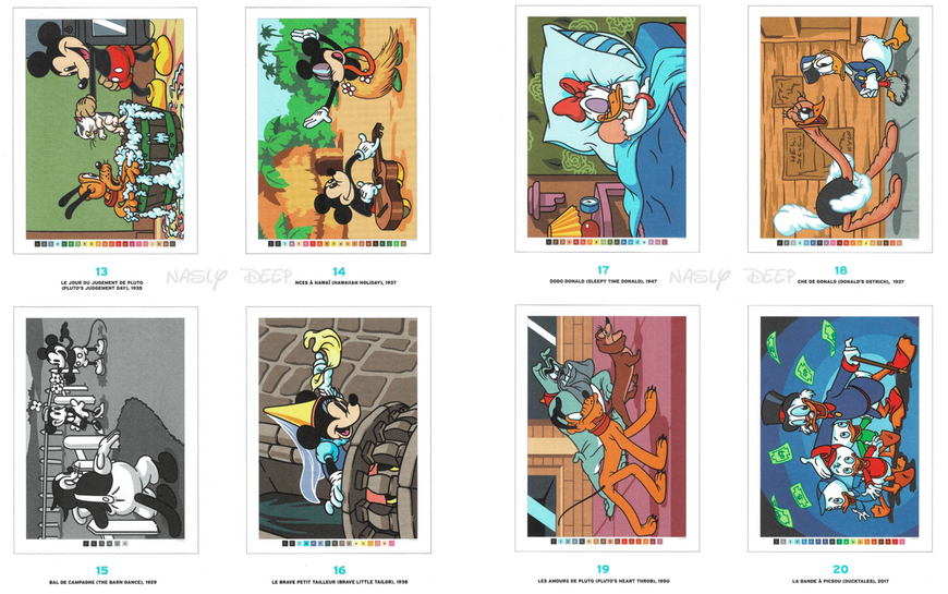 Розмальовка за номерами Coloriages mysteres Mickey and Friends 76 фото