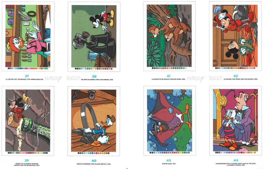Розмальовка за номерами Coloriages mysteres Mickey and Friends 76 фото