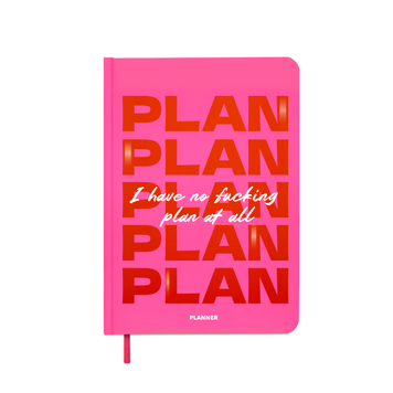 Блокнот для планування Orner &laquo;I Have No Fucking Plan At All&raquo; рожевий 223 фото