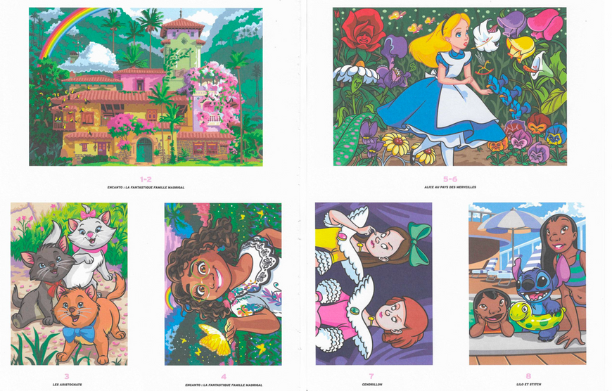 Розмальовка за номерами Coloriages myst&egrave;res Les Grands classiques Tome 11 27 фото