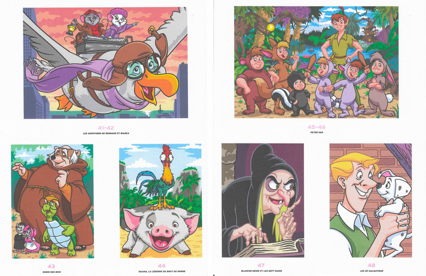 Розмальовка за номерами Coloriages myst&egrave;res Les Grands classiques Tome 11 27 фото