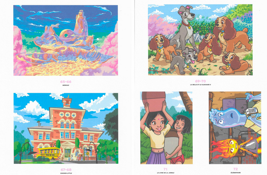 Розмальовка за номерами Coloriages myst&egrave;res Les Grands classiques Tome 11 27 фото