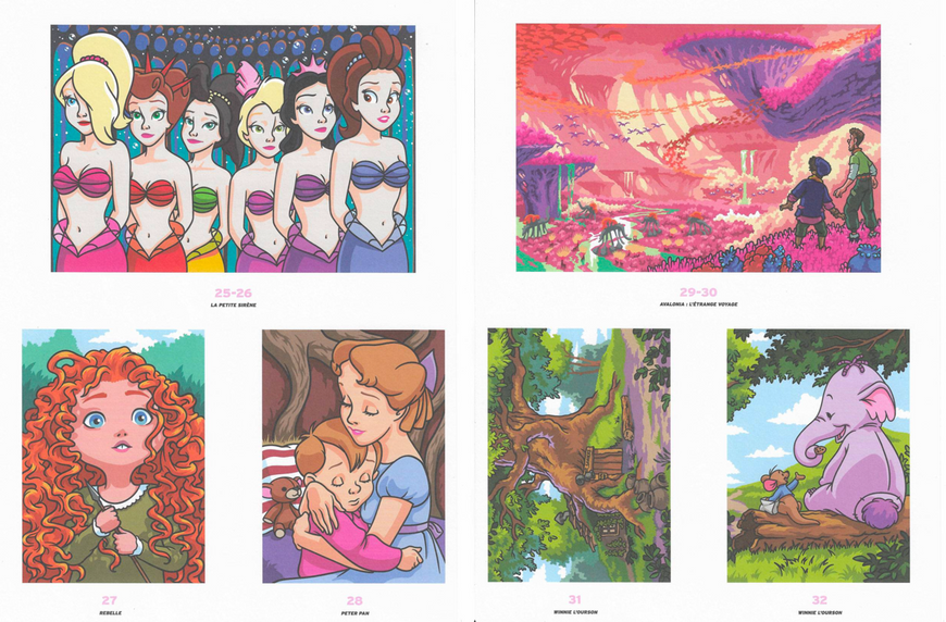 Розмальовка за номерами Coloriages myst&egrave;res Les Grands classiques Tome 11 27 фото