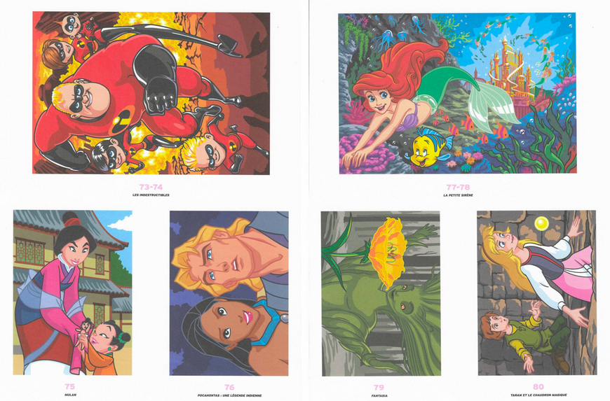 Розмальовка за номерами Coloriages myst&egrave;res Les Grands classiques Tome 11 27 фото