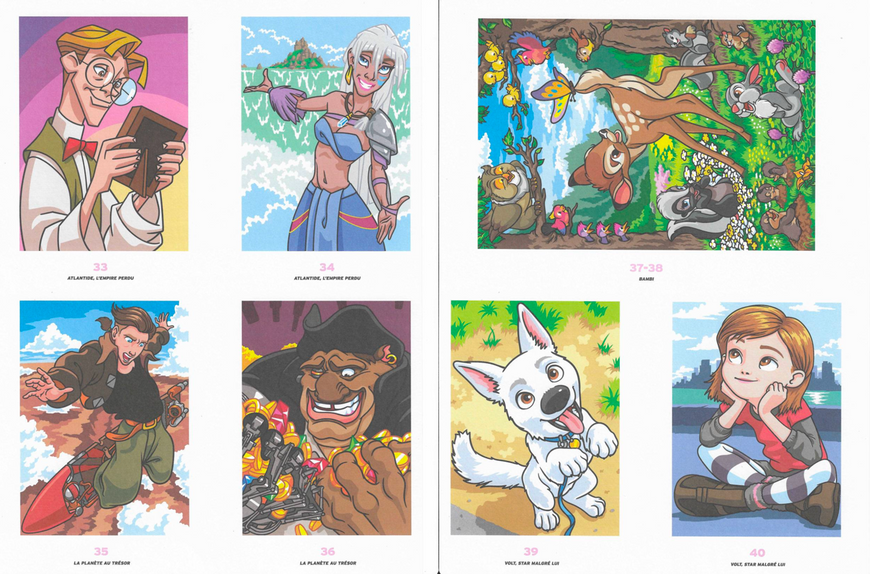 Розмальовка за номерами Coloriages myst&egrave;res Les Grands classiques Tome 11 27 фото