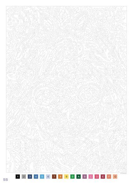 Розмальовка за номерами Coloriages mysteres Best of H&eacute;ro&iuml;nes PL 286 фото