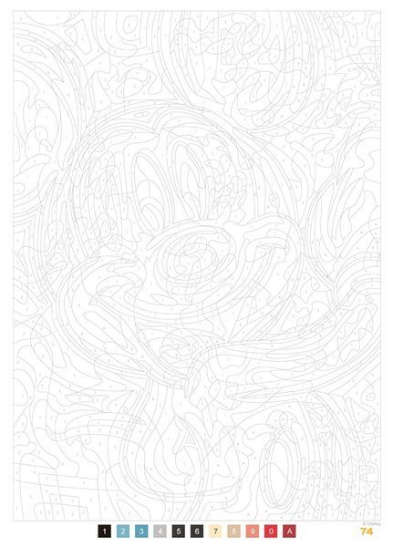 Творчий набір: розмальовка за номерами Coloriages Myst&egrave;res Les Grands classiques Best of і маркери 72 шт 236 фото