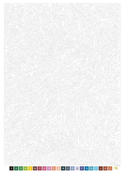 Творчий набір: розмальовка за номерами Coloriages Myst&egrave;res Les Grands classiques Best of і маркери 72 шт 236 фото