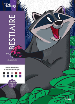 Розмальовка за номерами Coloriages mysteres Bestiaire 322 фото
