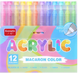 Набір акрилових маркерів 12 кольори Guangna Macaron Color 176 фото 1