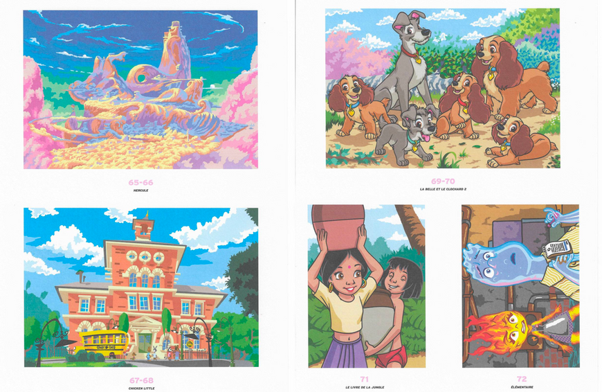 Розмальовка за номерами Coloriages myst&egrave;res Les Grands classiques Tome 11 PL 28 фото