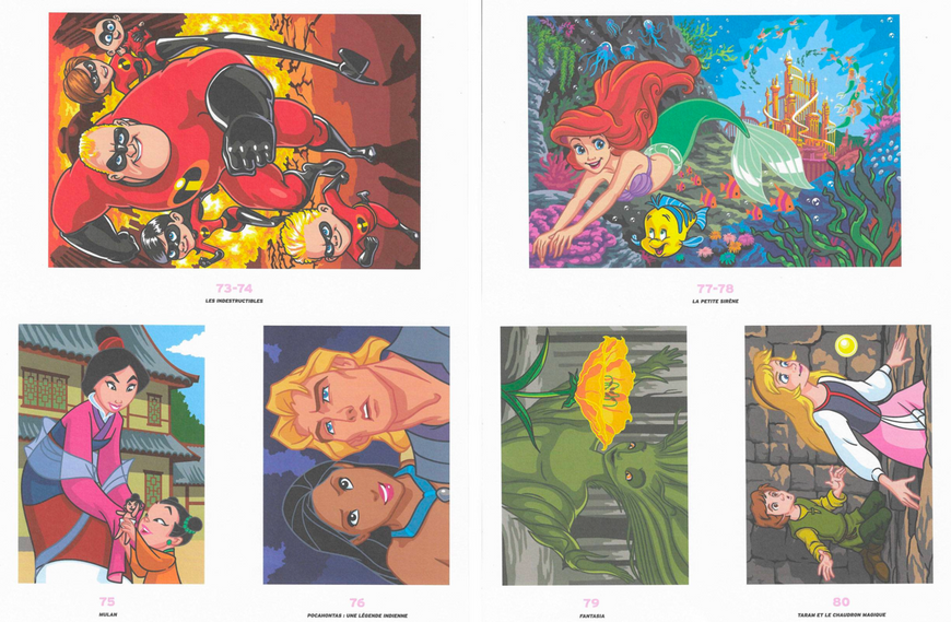 Розмальовка за номерами Coloriages myst&egrave;res Les Grands classiques Tome 11 PL 28 фото